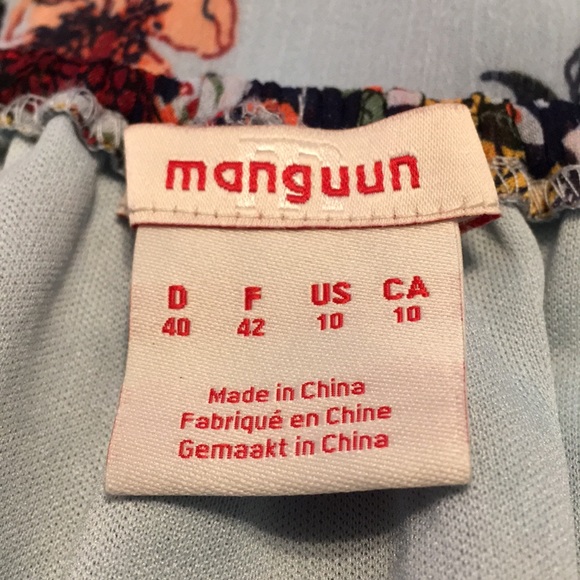 Manguun Floral Blouse Thin Strap & Drop Shoulder - Picture 7 of 9